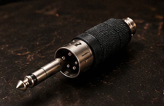 XLR Male to 1/4" TRS Adapter