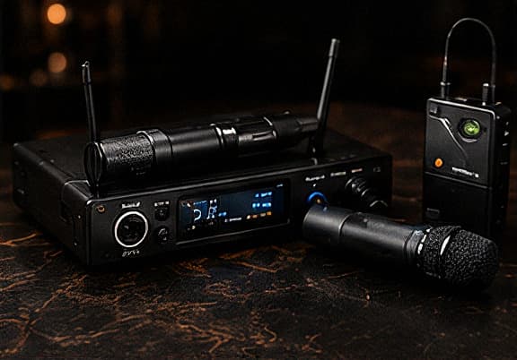 JOYO 5.8Ghz Wireless XLR Microphone Transmitter Receiver
