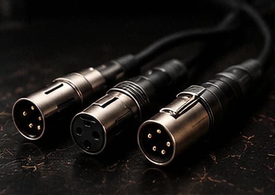 3 Pin Male/Female Audio Mic Microphone Connector