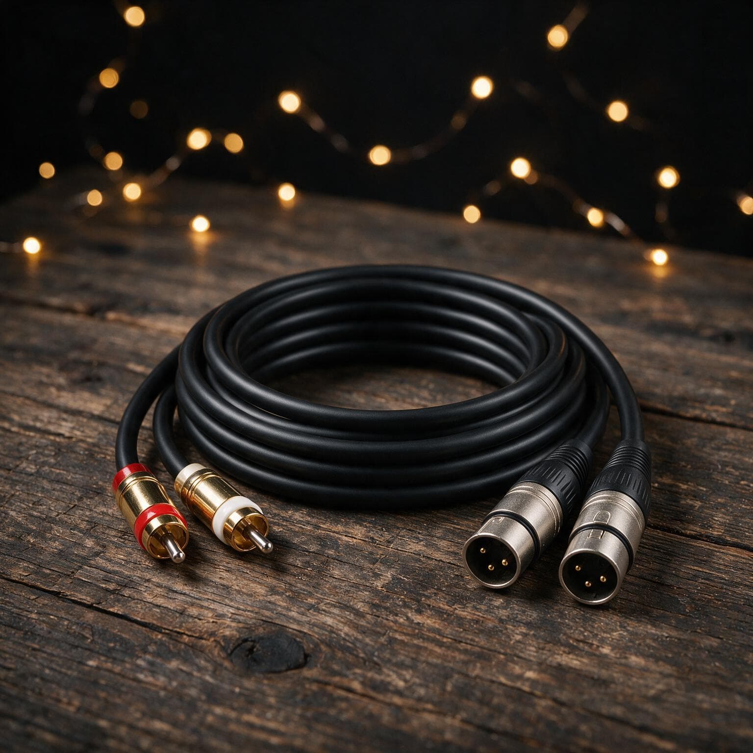 Dual RCA to XLR Unbalanced Interconnect Cable