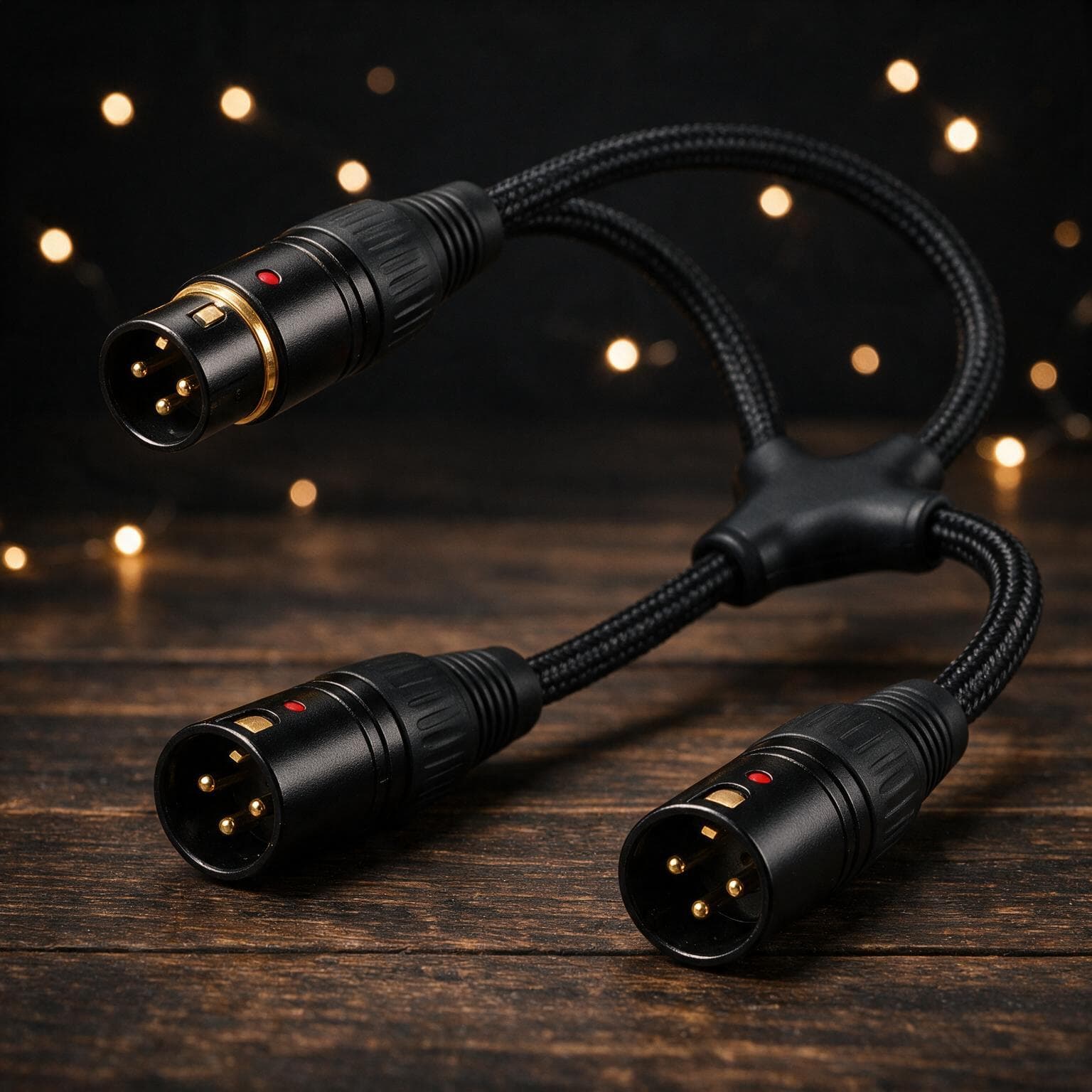 XLR Splitter, Balanced XLR Splitter Cable Male to 2 Female